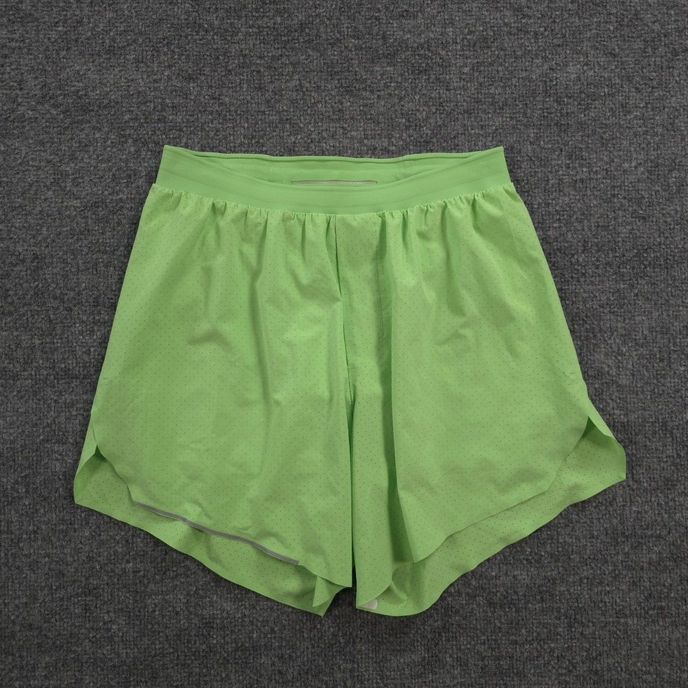 Lululemon Shorts‎ Mens S Green Fast free Lined Performance Run Gym Training